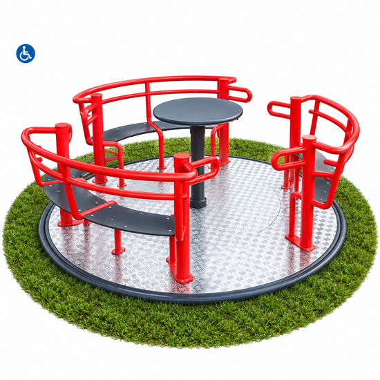 Openbare speelplaats Carrousel voor Rolstoel Pontiac 3 &Oslash;240 cm