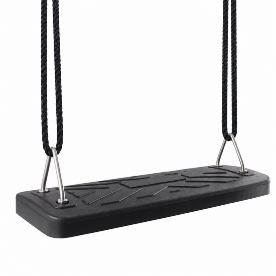 Schommelzitje Rubber Premium extra breed Zwart 