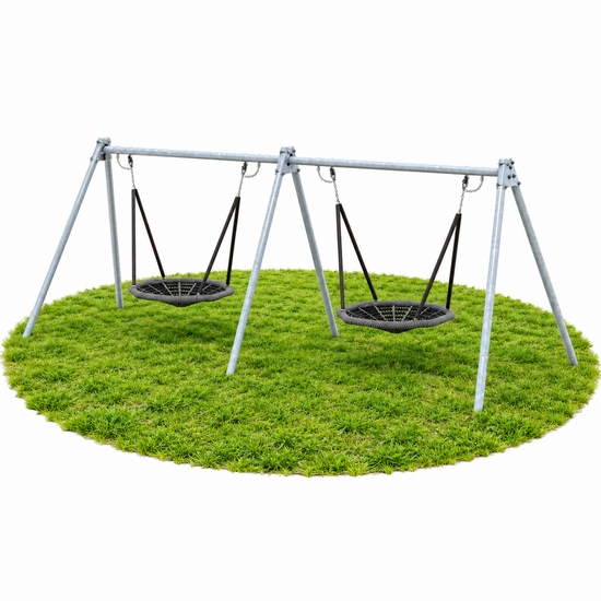 Ledon Stalen Schommel 4 Haken met Nestschommel Originals Openbaar