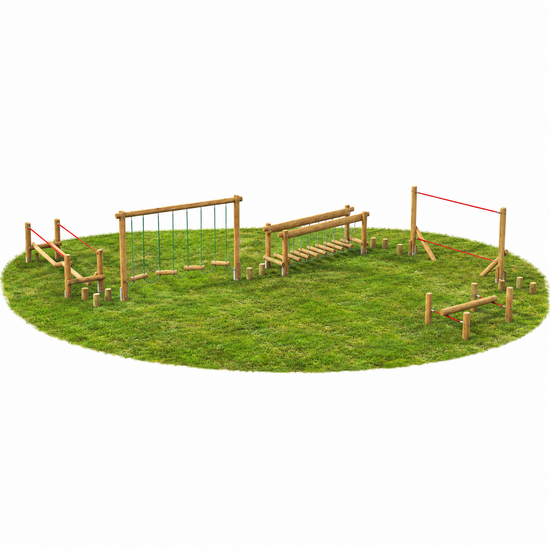Europlay Houten Evenwichtsparcours C