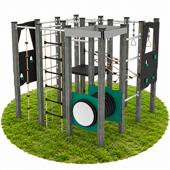 Speelcombinatie Recycled Klimparcours II