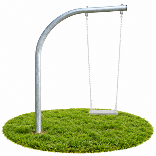 Schommelpaal Boog RVS &Oslash;100 mm