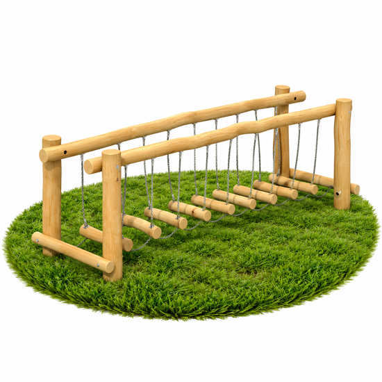 Eco-Play Behendigheidsparcours Waggelbrug Openbaar