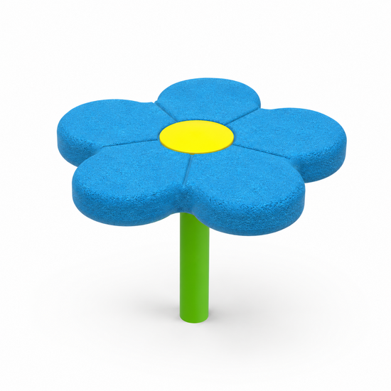 Europlay Stappaaltje Bloem - Rood of Blauw - 60 cm - Blauw