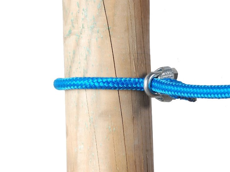 Staaldraadkabel touwklem touw aan paal 12mm 