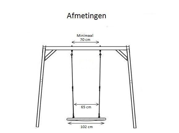 afmetingen netschommel