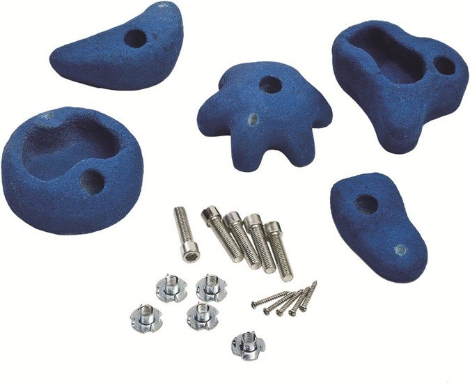 Klimstenen *Medium** set van 5 stuks Blauw Openbaar