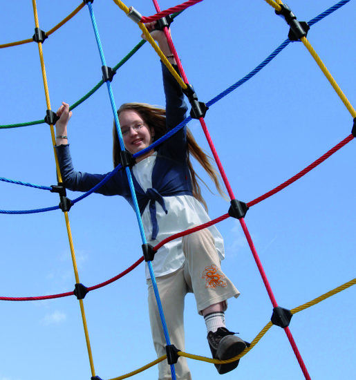 Piramide net met Taifun touw sfeerfoto