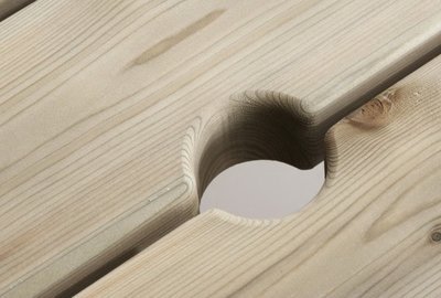 parasolopening in tafel