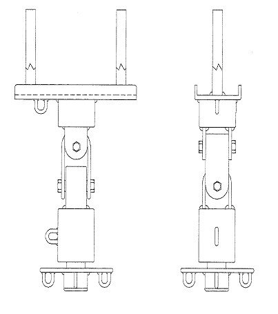 Groep Schommelhaak RVS Openbaar tekening