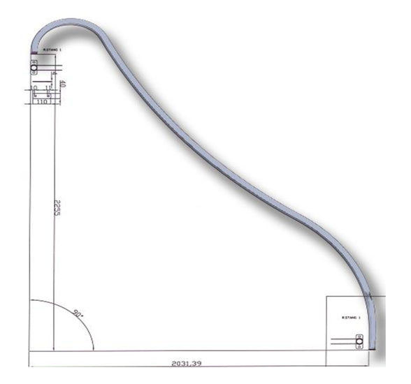 Glijpaal Curve Openbaar 1362