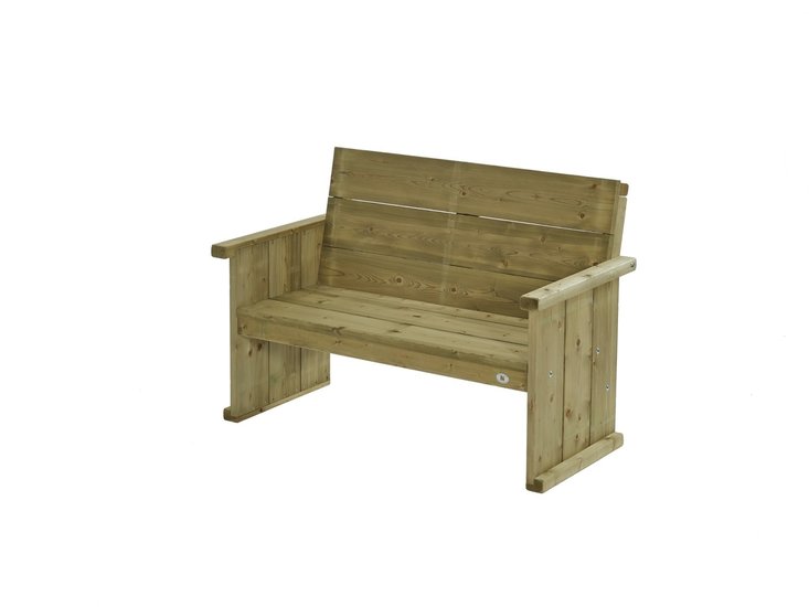 2-zitsbank lisse 127cm buiten te koop 127 cm hout 35mm bank