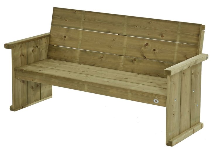 3-zitsbank lisse 170cm buiten te koop 170 cm hout 35mm bank