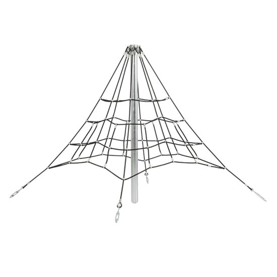 Piramide Net in gewapend touw 2,0m