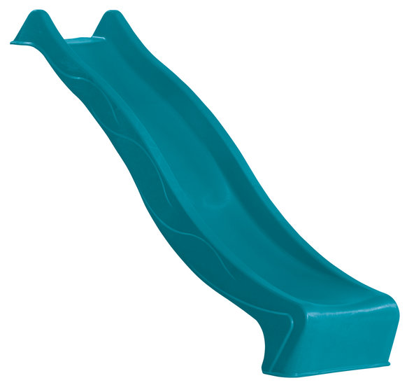 Losse glijbaan Rex voor Platformhoogte 115 t/m 125 cm Turquoise(Nieuw)