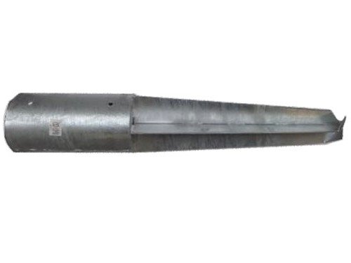 Paalhouder Zwaar met Pen Vuurverzinkt Rondhout &Oslash;161 mm