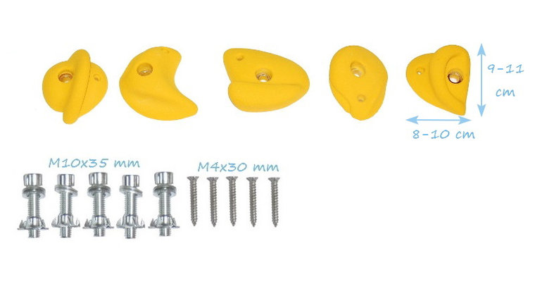 klimstenen kopen set van 5 stuks zwart medium openbaar gebruik