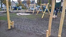 Robinia Loopladder met Touw Openbaar sfeerfoto