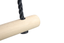 houten balk pp-touw zwart