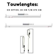 Schommelbevestiging bomen - Hangstoel / schommelzit bevestigingen - touwlengtes -