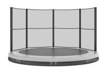 Orbit Trampoline met veiligheids net veiligheidsnet half