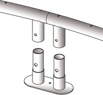 Berg Inground Favorit Trampoline &Oslash;200cm frameconstructie