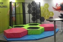 Peuter Mini Trampolinepark, 3 trampolines