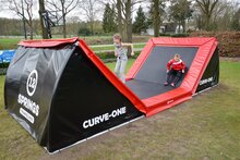 12SPRINGS CURVE-ONE Trampoline 585x250 cm inground