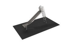 Losse Glijbaan RVS Professioneel met ladder 3D
