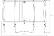 Berg Champion Trampoline met Net 330 Afmetingen