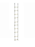 Touwladder 10 sporten 3,5m zwart touw  kopen