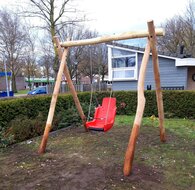 Robinia houten schommel 2 haken