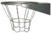 Basketbalring met net