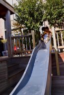 Losse B-Play glijbaan Platformhoogte 135 cm t/m 150 cm Antraciet Grijs