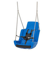 Kuipschommel Blauw met ketting en harnas voor personen met een handicap/beperking