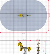 afmetingen tekening veertoestel explore giraffe