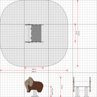 afmetingen tekening veertoestel explore wide elephant