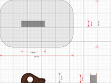 afmetingen tekening glijbaan explore brown bear