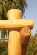 Robinia houten Talud/Platform voor glijbaanbreedte 100 cm detailfoto 