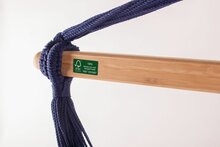 detailfoto van de touwen en de spreidstok van de Hangstoel Domingo Comfort Marine
