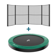 akrobat trampoline 305cm flat to the ground veiligheidsnet