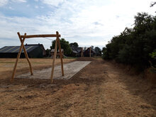 Robinia Kabelbaan zonder startplateau - met geluidsarme staalkabel sfeerfoto 2