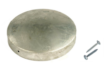Paalornament Rond Vuurverzinkt 121 mm incl. schroeven