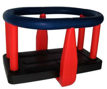 Babyschommel Rubber Premium Blauw/Rood zonder Kettingen