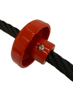 Kunststof Klimknoop voor gewapend touw Rood &Oslash;16mm