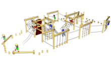 Robinia Combi Klimparcours III Openbaar