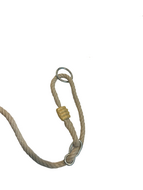 detailfoto van de touwen van de Beukenhouten schotelschommel met *PH** touw
