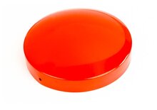 Paalornament Rood Gegalvaniseerd en Gepoedercoat rond 140mm