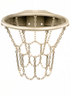 Basketbalring *met net** RVS #Premium##