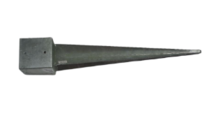 Paalhouder met Pen Vuurverzinkt Vierkanthout 145x145 mm